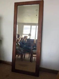 Miroir vintage en bois style scandinave