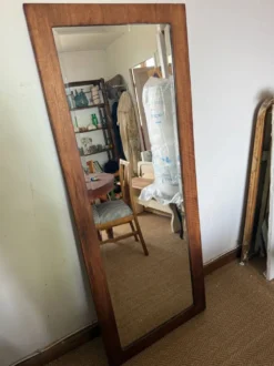 Miroir vintage en bois style scandinave