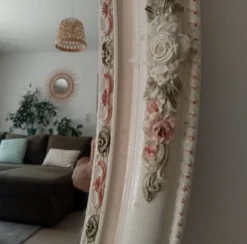 Miroir vintage en céramique années 60/70