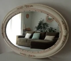Miroir vintage en céramique années 60/70