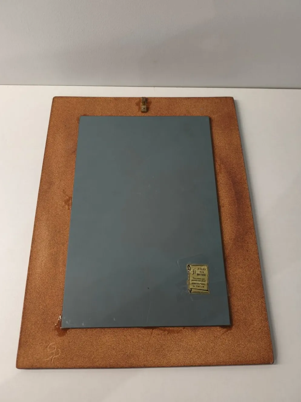 Miroir Vintage en Céramique Émaillée – Atelier de la Bâtisse (Années 6