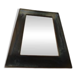 Miroir Vintage en Céramique Émaillée – Atelier de la Bâtisse (Années 6