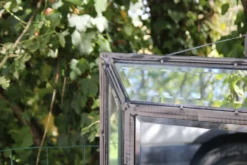 Miroir vintage en métal à parcloses – 5 glaces biseautées