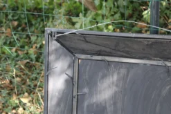 Miroir vintage en métal à parcloses – 5 glaces biseautées