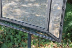 Miroir vintage en métal à parcloses – 5 glaces biseautées