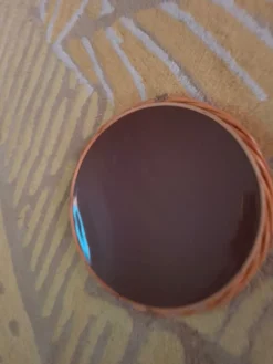 Miroir vintage en rotin