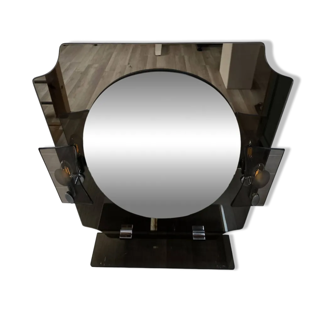 Miroir vintage italien style ISA, Fontana Arte, années 70