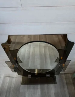 Miroir vintage italien style ISA, Fontana Arte, années 70