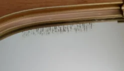Miroir vintage ovoïde Schön - années 60
