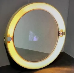 Miroir vintage retroéclairé Allibert des années 70