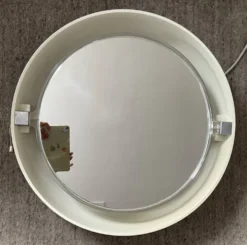 Miroir vintage retroéclairé Allibert des années 70