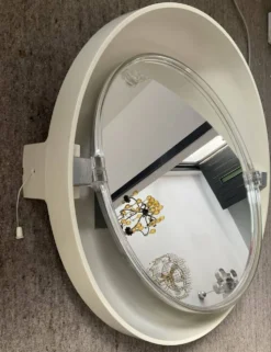 Miroir vintage retroéclairé Allibert des années 70