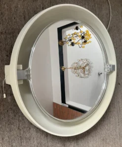Miroir vintage retroéclairé Allibert des années 70
