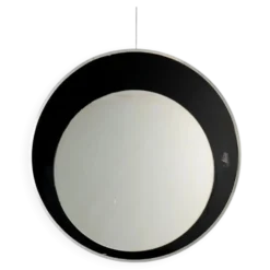 Miroir vintage rond design, Italie 1960s-1970s