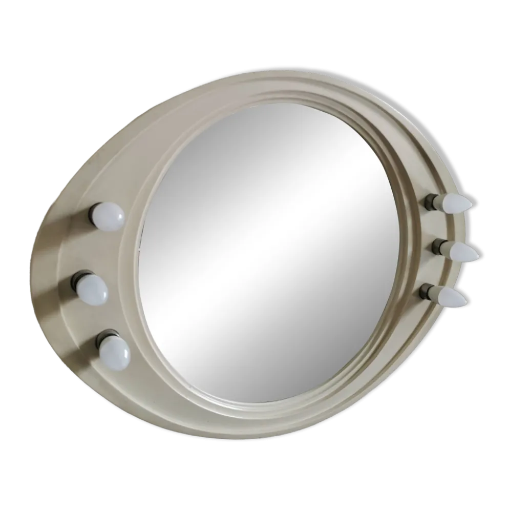 Miroir vintage rétro éclairé