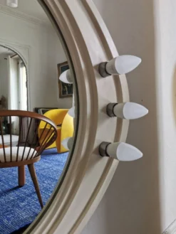 Miroir vintage rétro éclairé