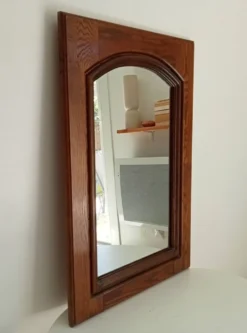 Miroir vintage rustique années 70/80