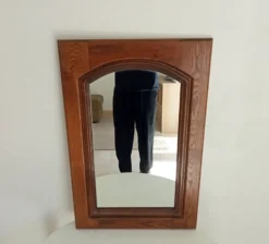 Miroir vintage rustique années 70/80