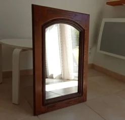 Miroir vintage rustique années 70/80