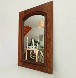 Miroir vintage rustique années 70/80
