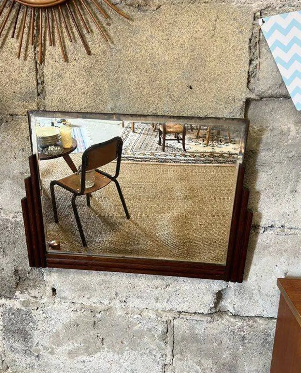 Miroir vintage style art déco
