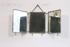 Miroir vintage tryptique 1950
