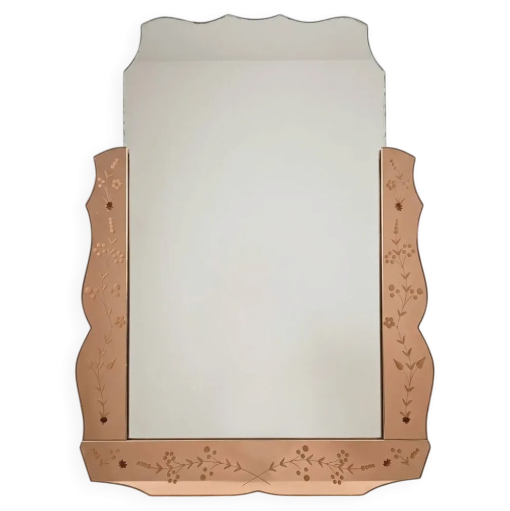 Miroir vénitien art déco années 1930/40