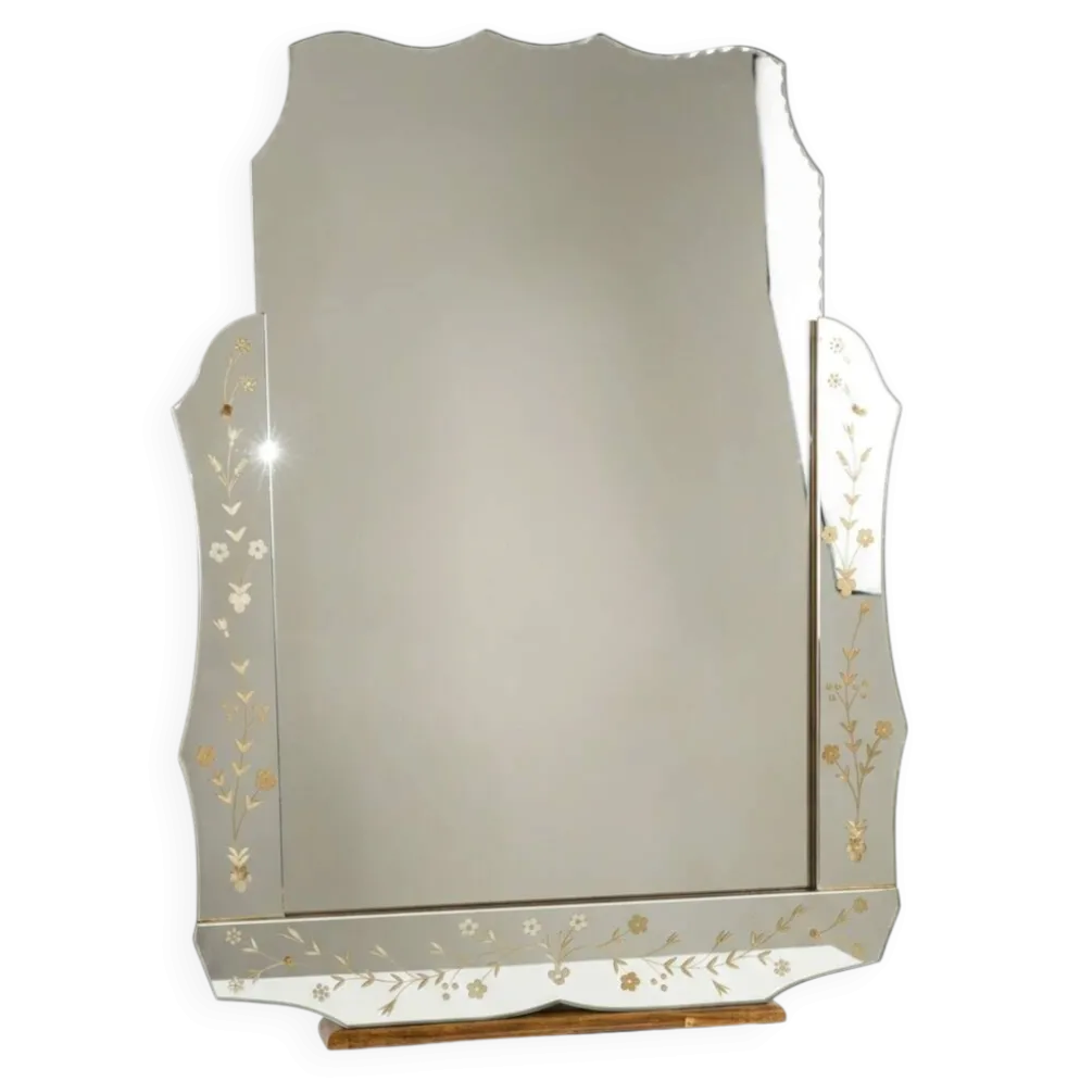 Miroir vénitien art déco années 1930/40