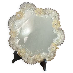 Miroir vénitien en verre de Murano