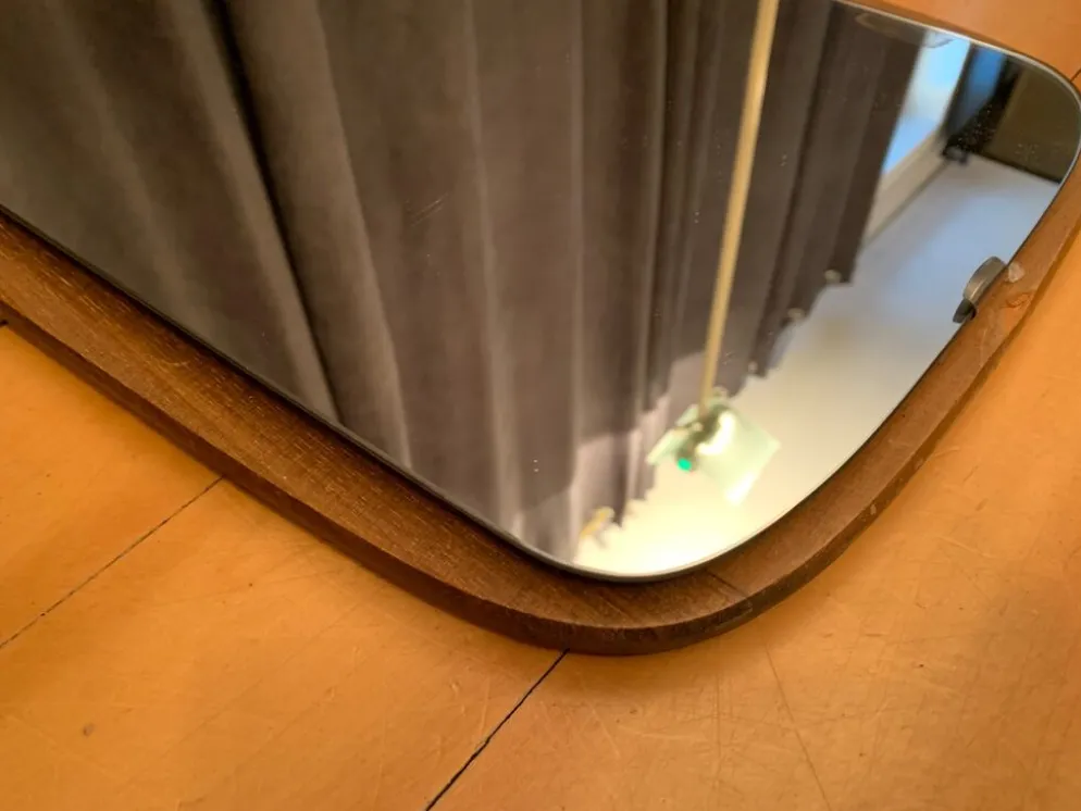 Miroir Westspiegel Allemagne années 1960 33x73cm