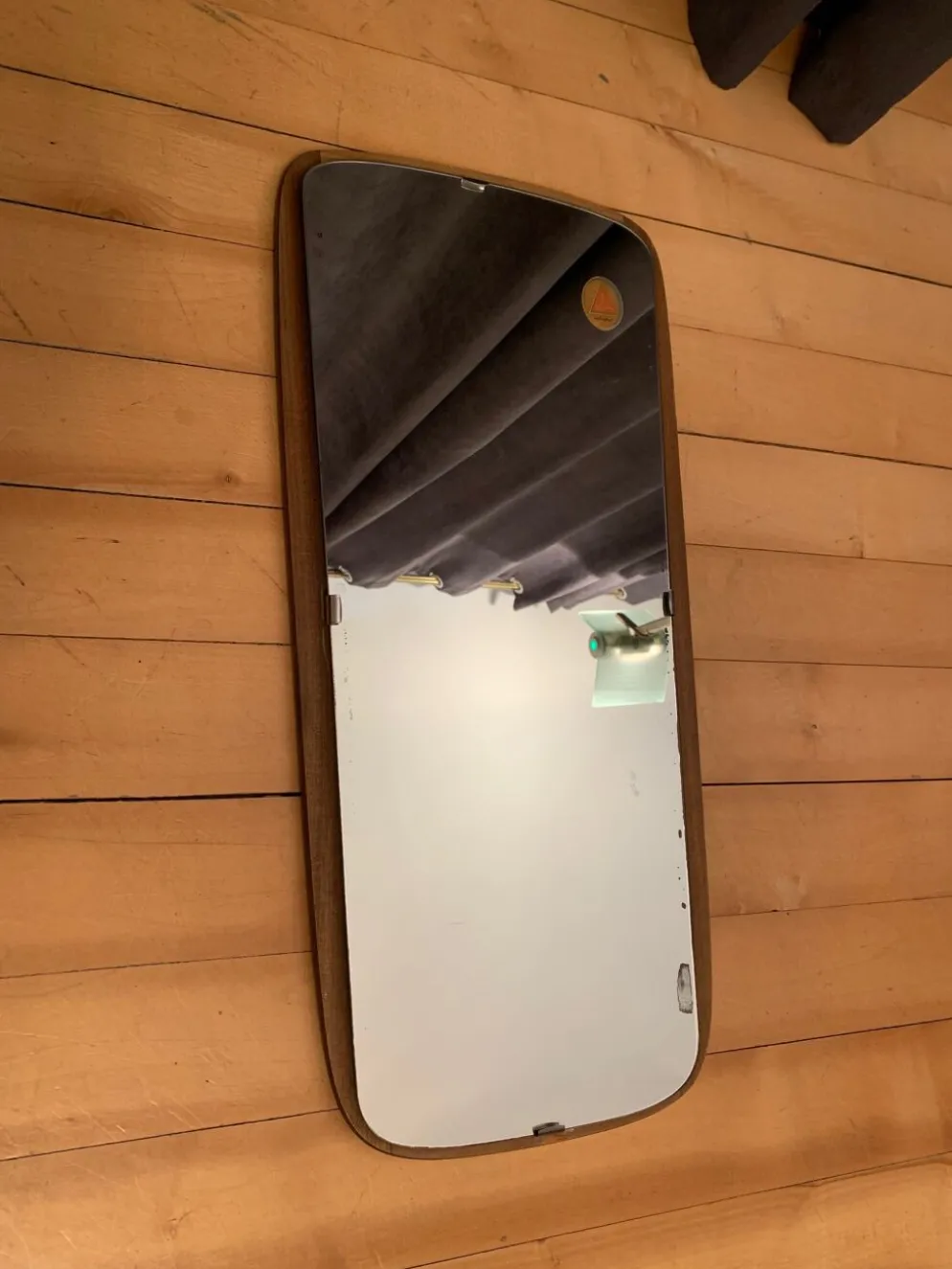 Miroir Westspiegel Allemagne années 1960 33x73cm