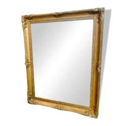 Miroir XIXème avec moulures Or