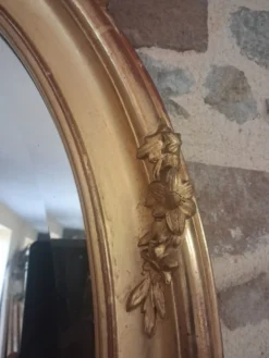 Miroir XIX oval 102 x 63