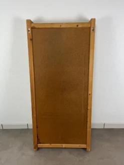 Miroir XL brutaliste pin massif style chalet
