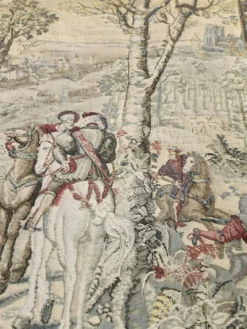 Mitelaltisch Wollteppich Gobelin „Jagden des Kaisers Maximilian