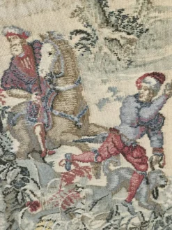 Mitelaltisch Wollteppich Gobelin „Jagden des Kaisers Maximilian