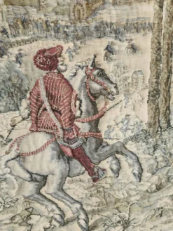 Mitelaltisch Wollteppich Gobelin „Jagden des Kaisers Maximilian