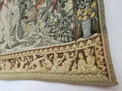 Mitelaltisch Wollteppich Gobelin „Jagden des Kaisers Maximilian