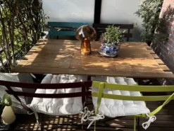 Mobilier jardin Fermob et table ikéa