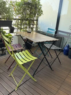 Mobilier jardin Fermob et table ikéa