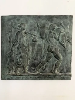 Moulage plâtre à l’Antique, 56x52 cm