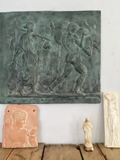 Moulage plâtre à l’Antique, 56x52 cm
