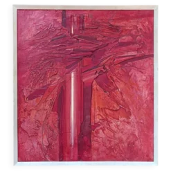 Mozart 1978, Jan Kristofori, peinture abstraite huile et plâtre