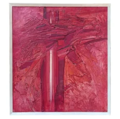 Mozart 1978, Jan Kristofori, peinture abstraite huile et plâtre