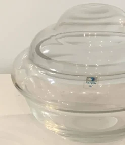 Murano glass bowl with lid