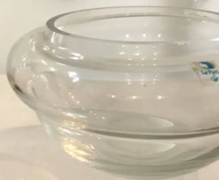 Murano glass bowl with lid