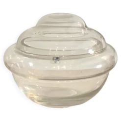 Murano glass bowl with lid