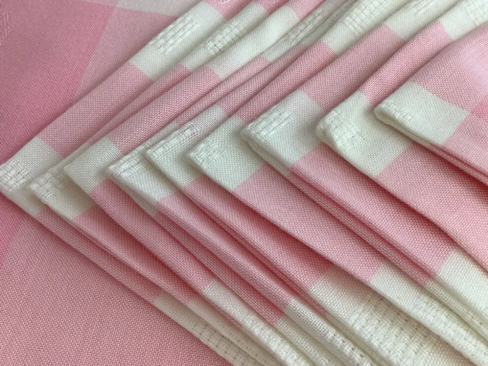 Nappe ancienne & 10 serviettes