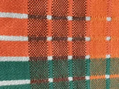 Nappe basque années 70 vert/orange/marron