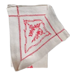 Nappe brodée ancienne